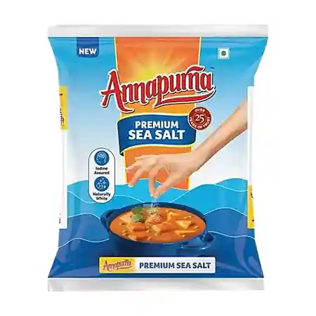Annapurna Food Premium Sea Salt, 1 kg
